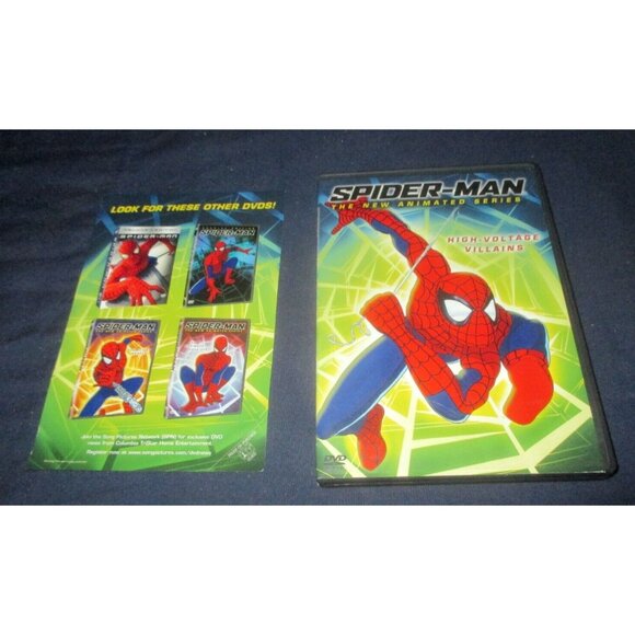Spider-Man: The New Animated Series - High Voltage Villains (DVD, 2004) - Picture 1 of 3